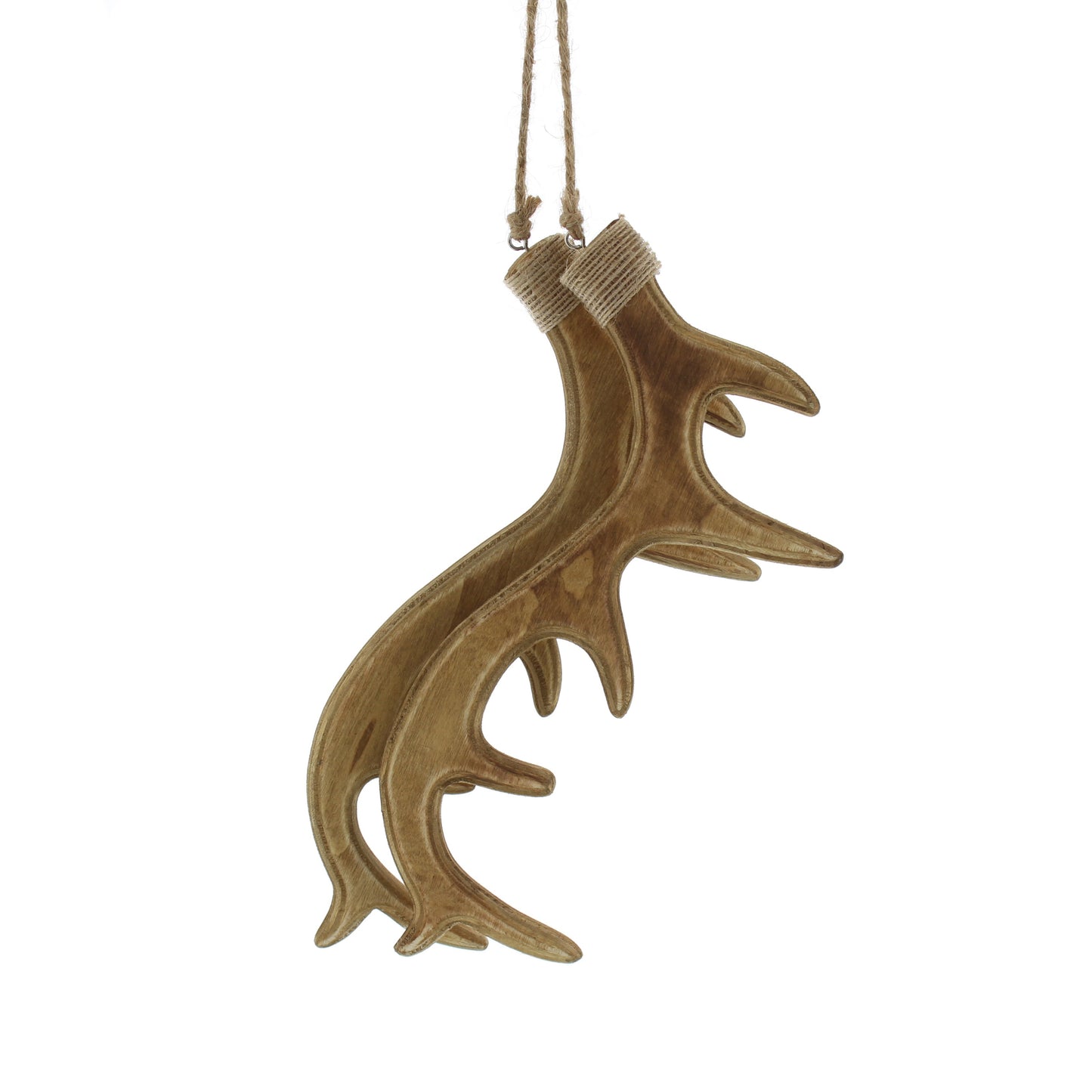 24cm wooden antlers tree trim