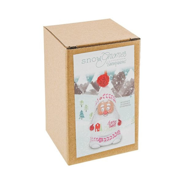 Snow Gnome Home Sweet Gnome Hanging Ornament