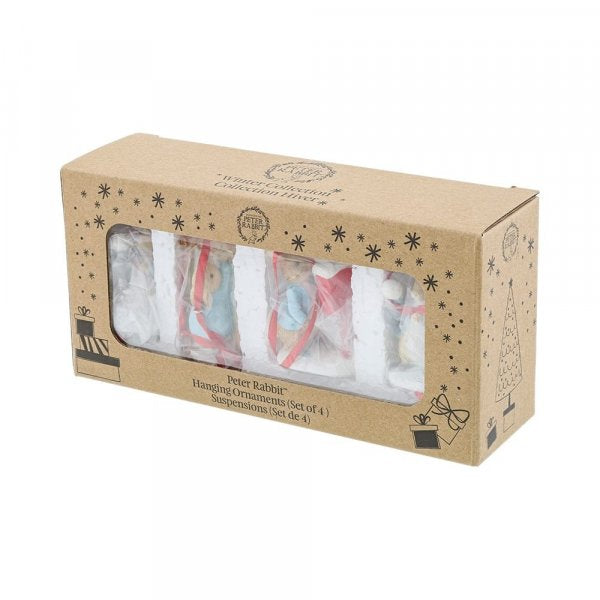 Peter Rabbit Set of 4 Hanging Ornaments