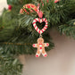 Resin Dec 8cm - Gingerbread Man w Candy Cane Heart