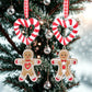 Resin Dec 8cm - Gingerbread Man w Candy Cane Heart