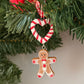 Resin Dec 8cm - Gingerbread Man w Candy Cane Heart