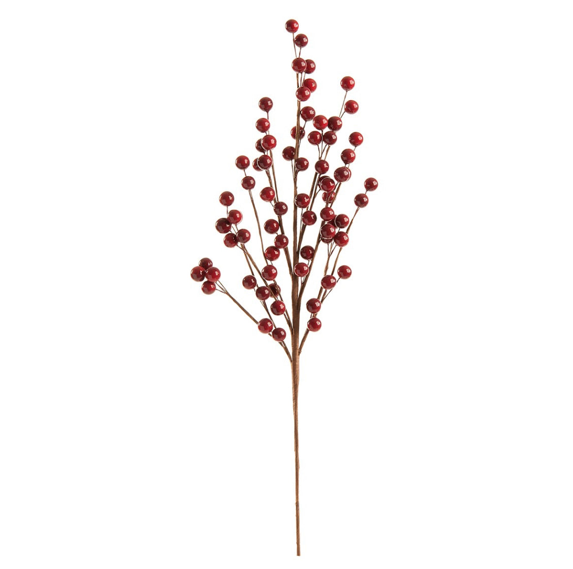 40cm Burgundy Berry Spray