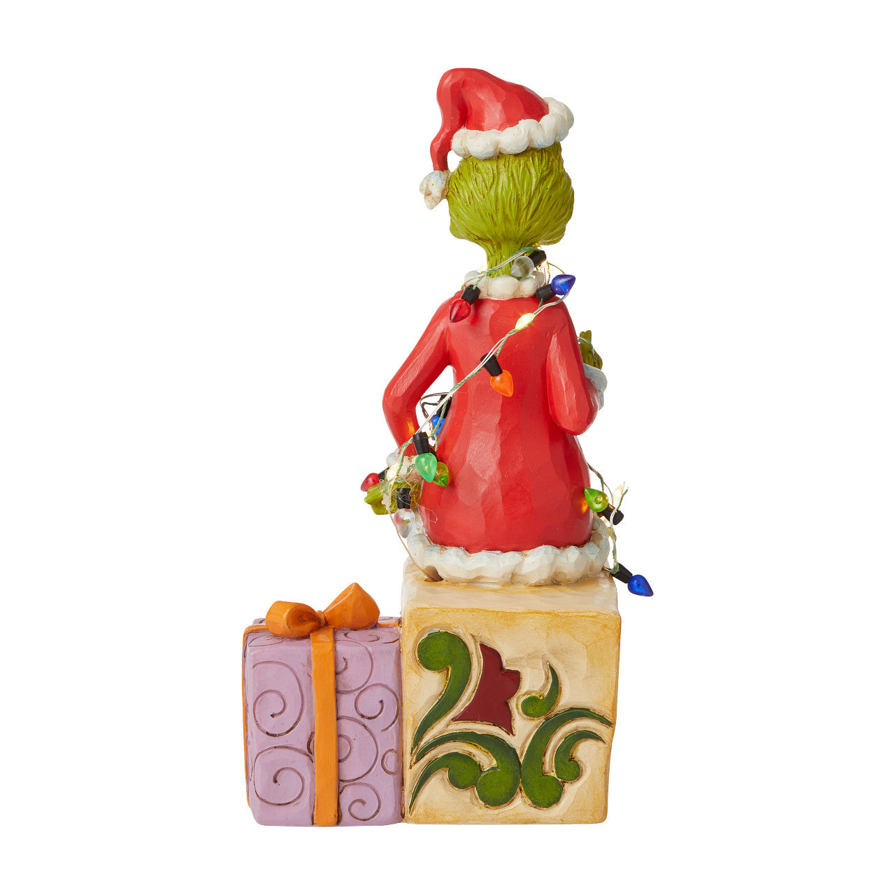 The Grinch with lights Figurine