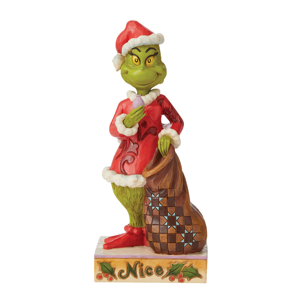 Naughty/Nice Grinch Figurine