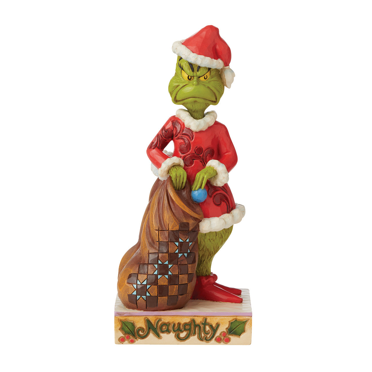 Naughty/Nice Grinch Figurine