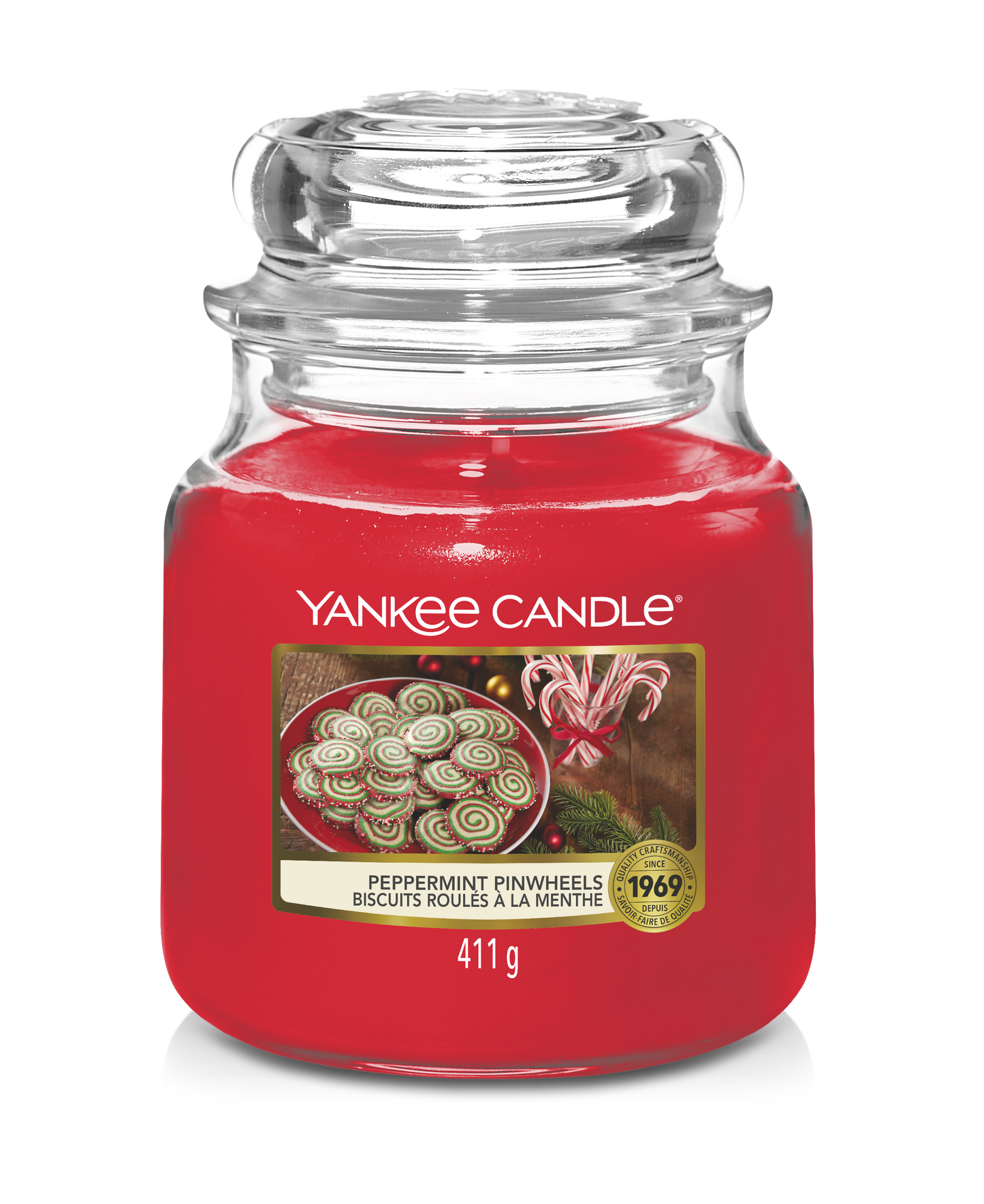 Yankee Candle Peppermint Pinwheel Medium