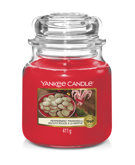 Yankee Candle Peppermint Pinwheel Medium