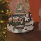 19cm Musical snow globe with revolving train