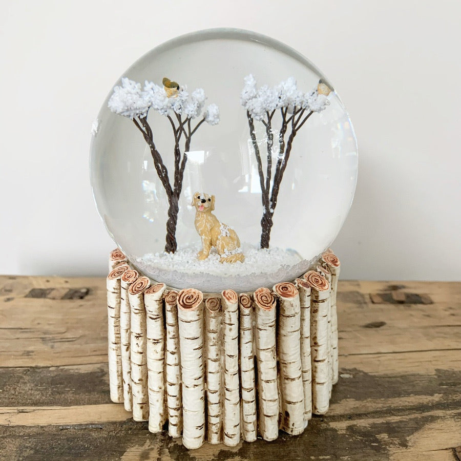 Birch Branch Snow Globe