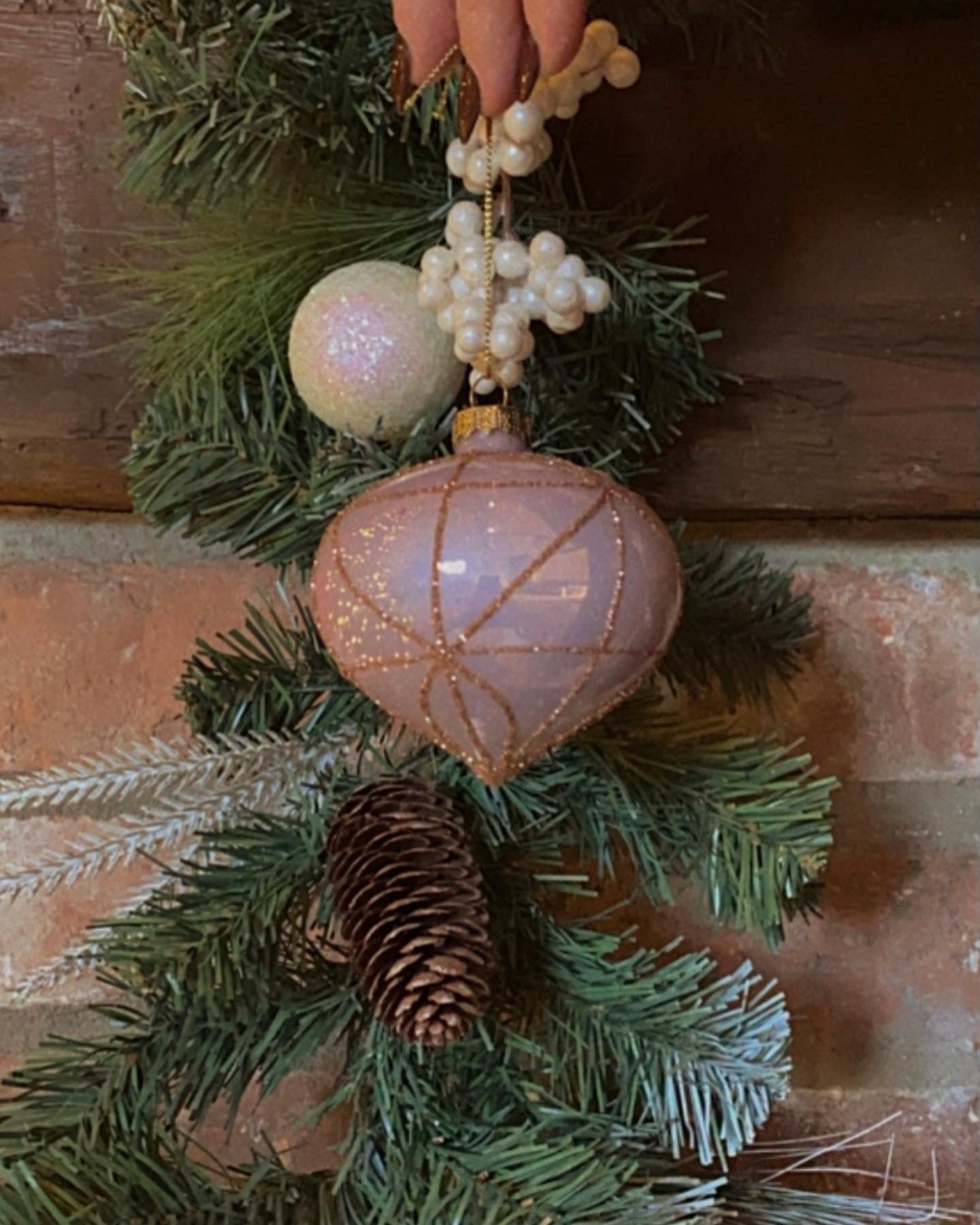 Glass Sophie Onion Ornament