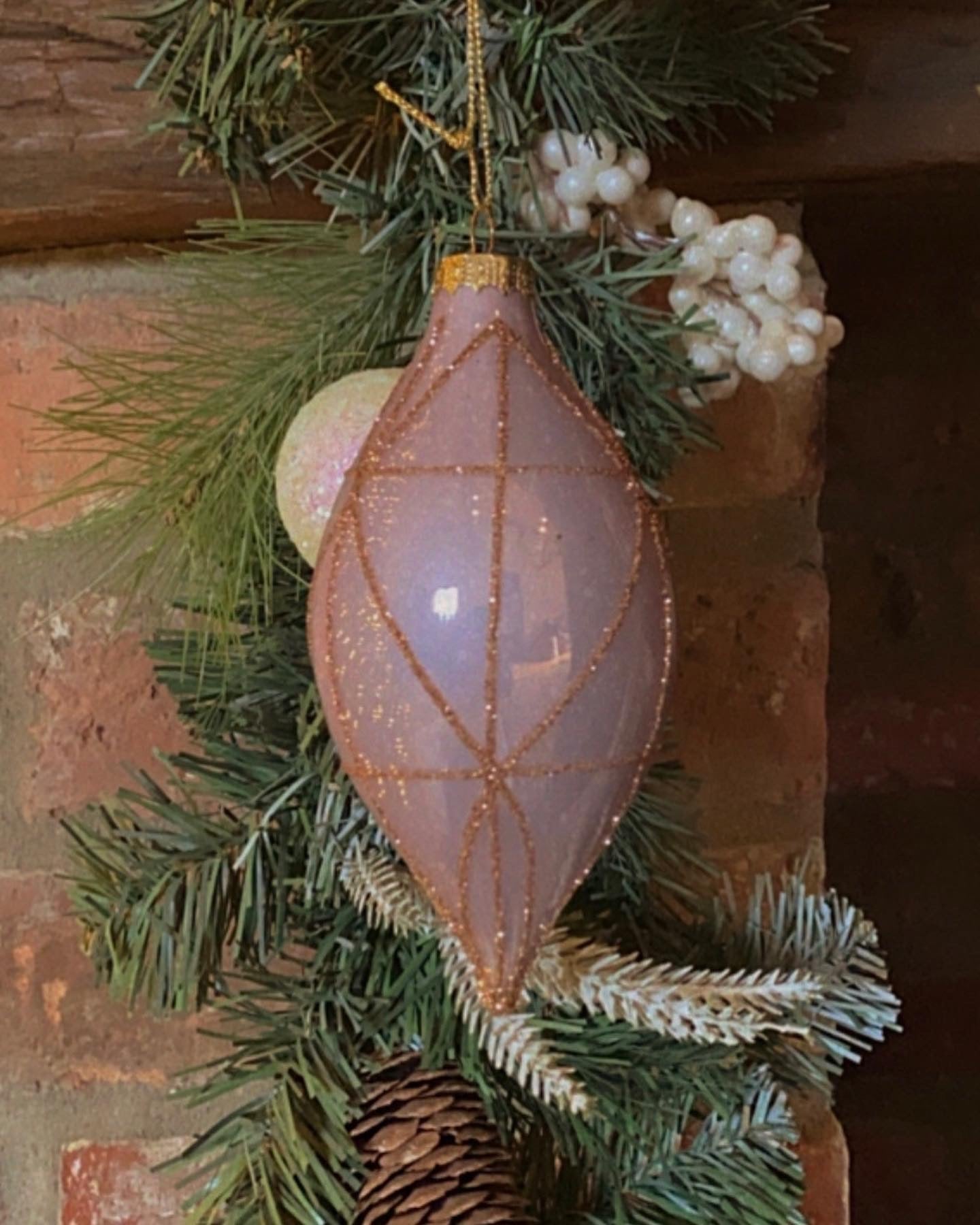 Glass Sophie Finial Ornament