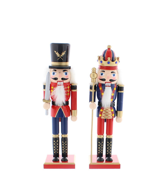 2 assorted Traditional Nutcracker