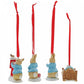 Peter Rabbit Set of 4 Hanging Ornaments